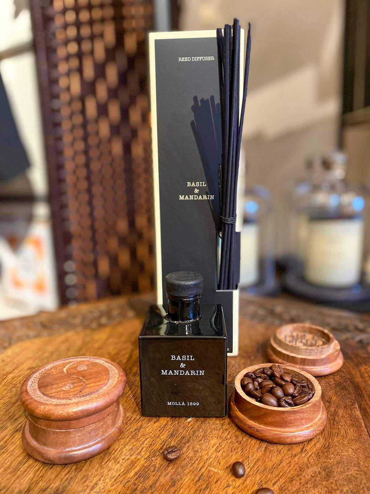 CERERIA MOLLA - BASIL & MANDARIN - PROFUMATORE AMBIENTE CON BASTONCINI - 100 ML