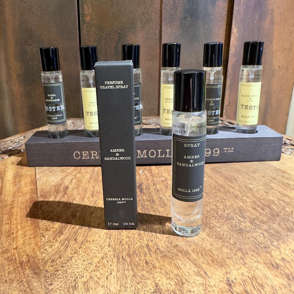 CERERIA MOLLA - PROFUMO DA VIAGGIO - AMBER & SANDALWOOD - 15 ML SPRAY