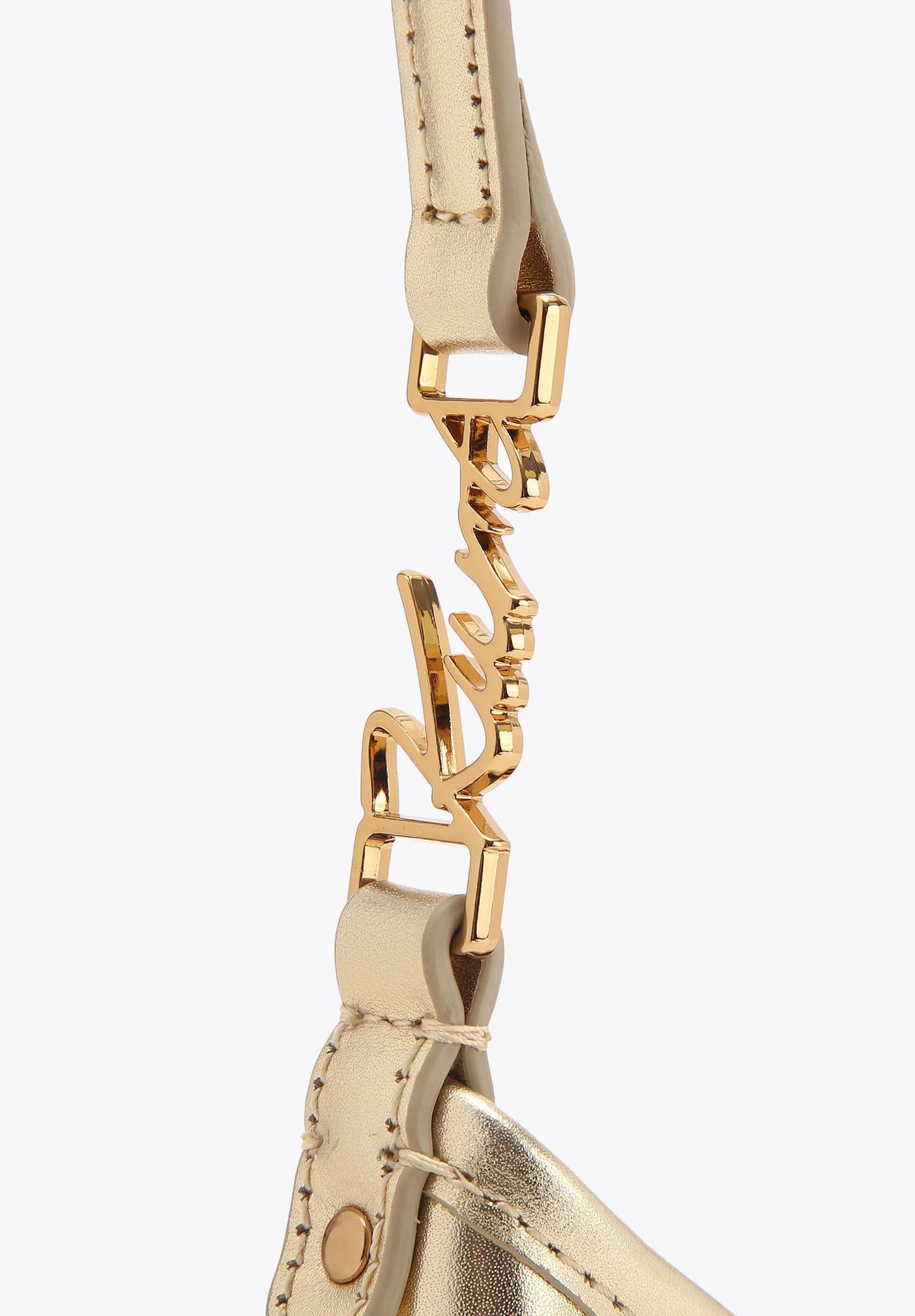 KURT GEIGER - MINI SHOULDER BAG- ORO - TRACOLLINA IN PELLE