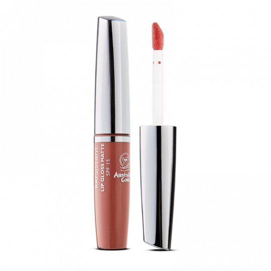 AUSTRALIAN GOLD-RAYSISTANT-LIP GLOSS MATTE NUDE-SPF 15