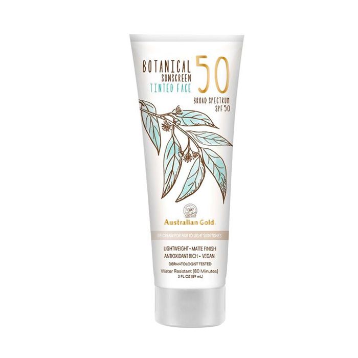 AUSTRALIAN GOLD-BOTANICAL SPF 50-VISO-BB CREAM- colore chiaro