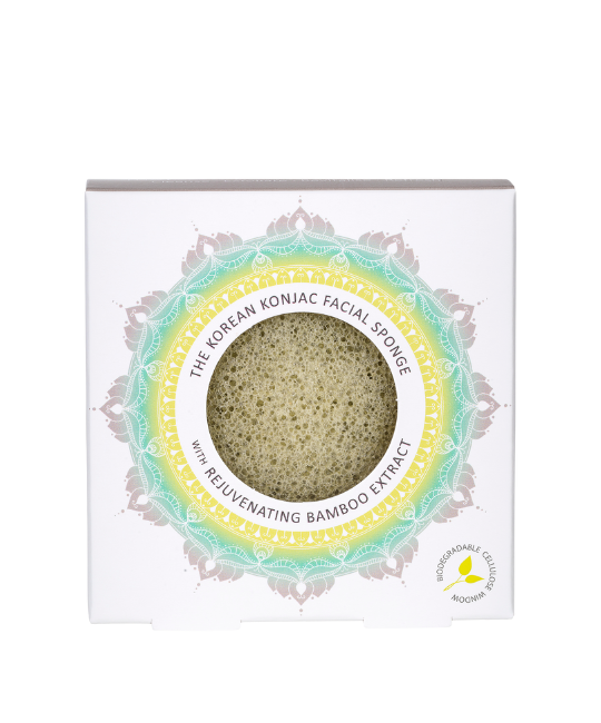 MANDALA KONJAC FACIAL SPONGE - BAMBOO EXTRACT