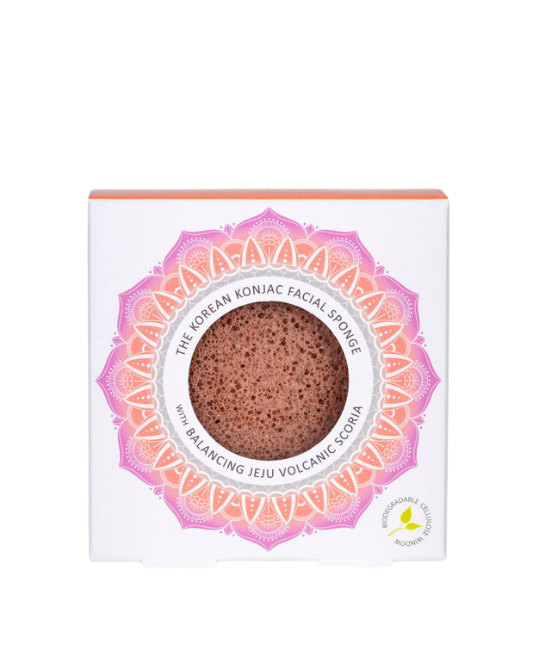 MANDALA KONJAC FACIAL SPONGE - JEJU SCORIA