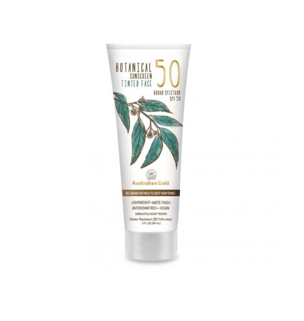 AUSTRALIAN GOLD-BOTANICAL-BBCREAM VISO SPF 50-COLORE SCURO
