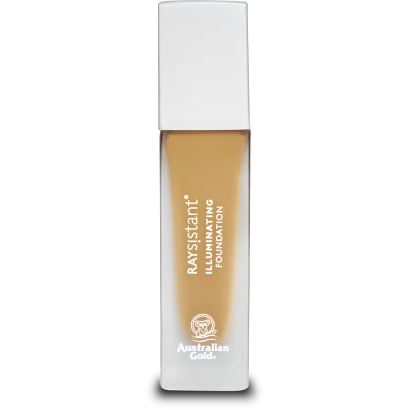RAYSISTANT - AUSTRALIAN GOLD - ILLUMINATING FOUNDATION - DARK GOLD