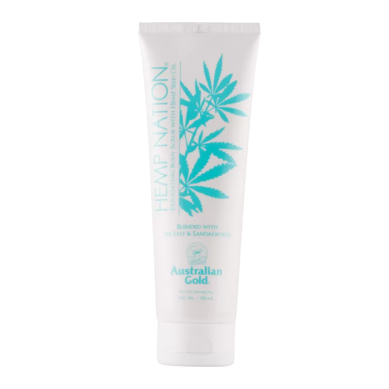 AUSTRALIAN GOLD - HEMP NATION - EXFOLIATING BODY SCRUB WITH HEMP SEED OIL