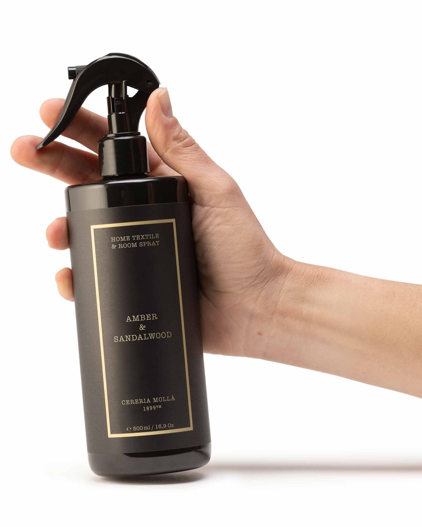 CERERIA MOLLA - AMBER & SANDALWOOD - DIFFUSORE E RICARICA SPRAY PER TESSUTI - PISTOLA