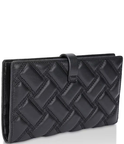KURT GEIGER LONDON - PORTAFOGLI IN PELLE - QUILTED BIFOLD WALLET