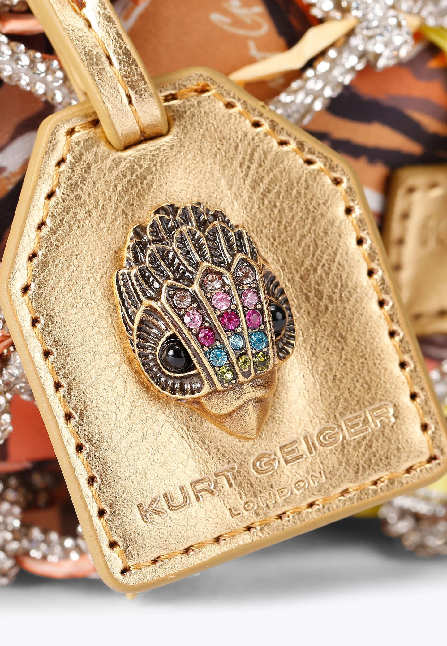 KURT GEIGER - SMALL MACRAME' CRYSTAL BAG - BORSINA GIOIELLO