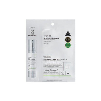 VT COSMETICS - MILD REDDLE SHOT 50+MASK - SIERO E MASCHERA MONOUSO