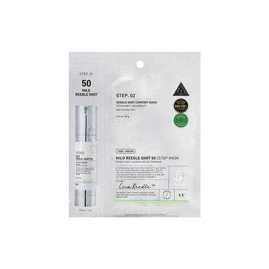 VT COSMETICS - MILD REDDLE SHOT 50+MASK - SIERO E MASCHERA MONOUSO