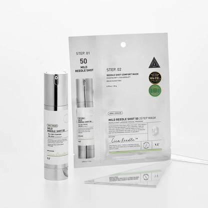 VT COSMETICS - MILD REDDLE SHOT 50+MASK - SIERO E MASCHERA MONOUSO