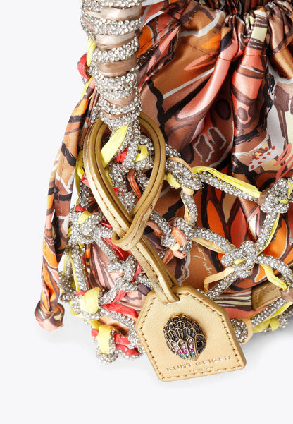 KURT GEIGER - SMALL MACRAME' CRYSTAL BAG - BORSINA GIOIELLO