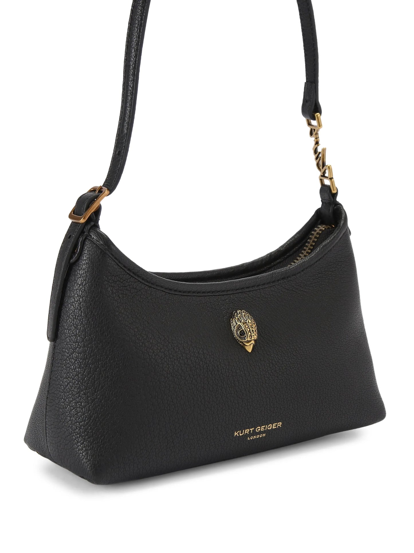 KURT GEIGER - MINI SHOULDER BAG - TRACOLLA IN PELLE NERA