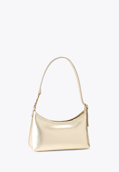 KURT GEIGER - MINI SHOULDER BAG- ORO - TRACOLLINA IN PELLE