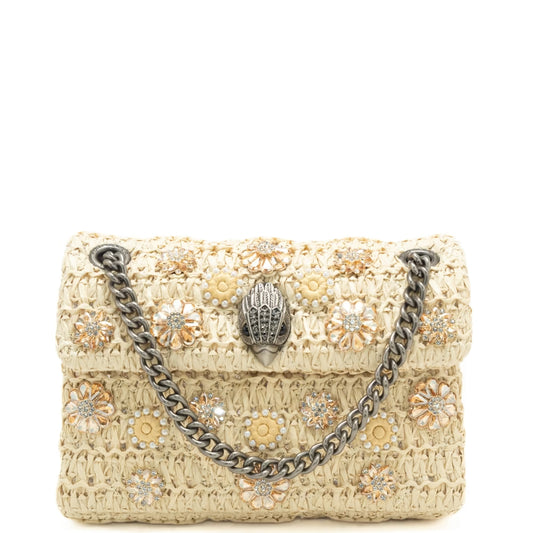 KURT GEIGER - RAFIA MINI KENSINGTON - BORSA GIOIELLO