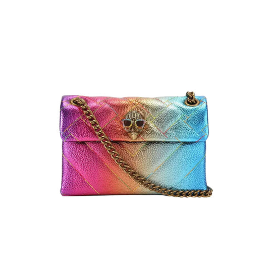 KURT GEIGER - LEATHER MINI KENSINGTON BAG MULTICOLOR - BORSETTINA GIOIELLO
