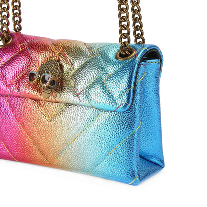 KURT GEIGER - LEATHER MINI KENSINGTON BAG MULTICOLOR - BORSETTINA GIOIELLO