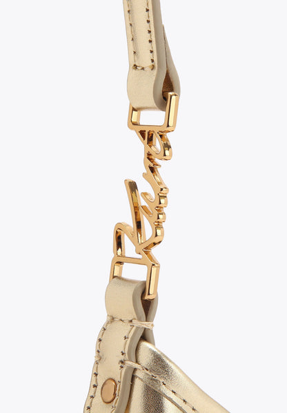 KURT GEIGER - MINI SHOULDER BAG- ORO - TRACOLLINA IN PELLE