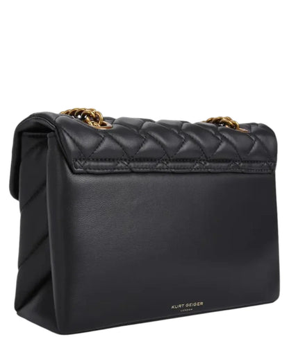 KURT GEIGER - PIMLICO BAG - BLACK LEATHER - BORSA IN PELLE NERA