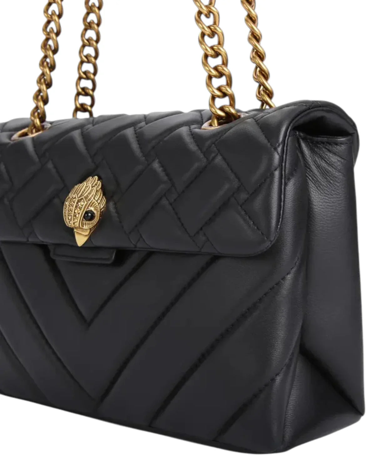 KURT GEIGER - PIMLICO BAG - BLACK LEATHER - BORSA IN PELLE NERA