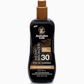 AUSTRALIAN GOLD-INSTANT BRONZER-SPF 30 SPRAY GEL CON EFFETTO BRONZE