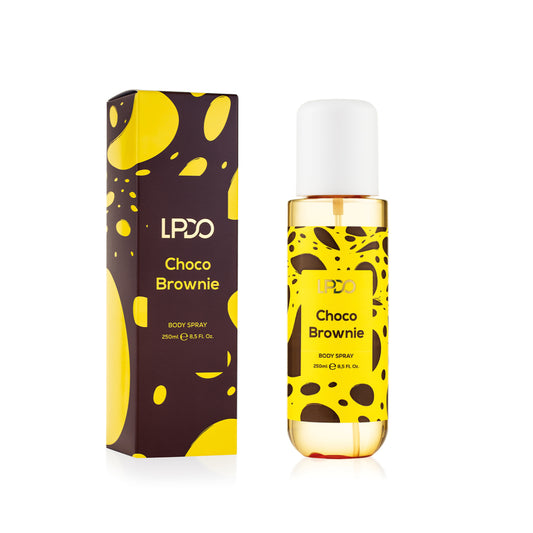 LPDO - CHOCO BROWNIE -  BODY SPRAY - ACQUA PROFUMATA PER IL CORPO - 250 ML SPRAY