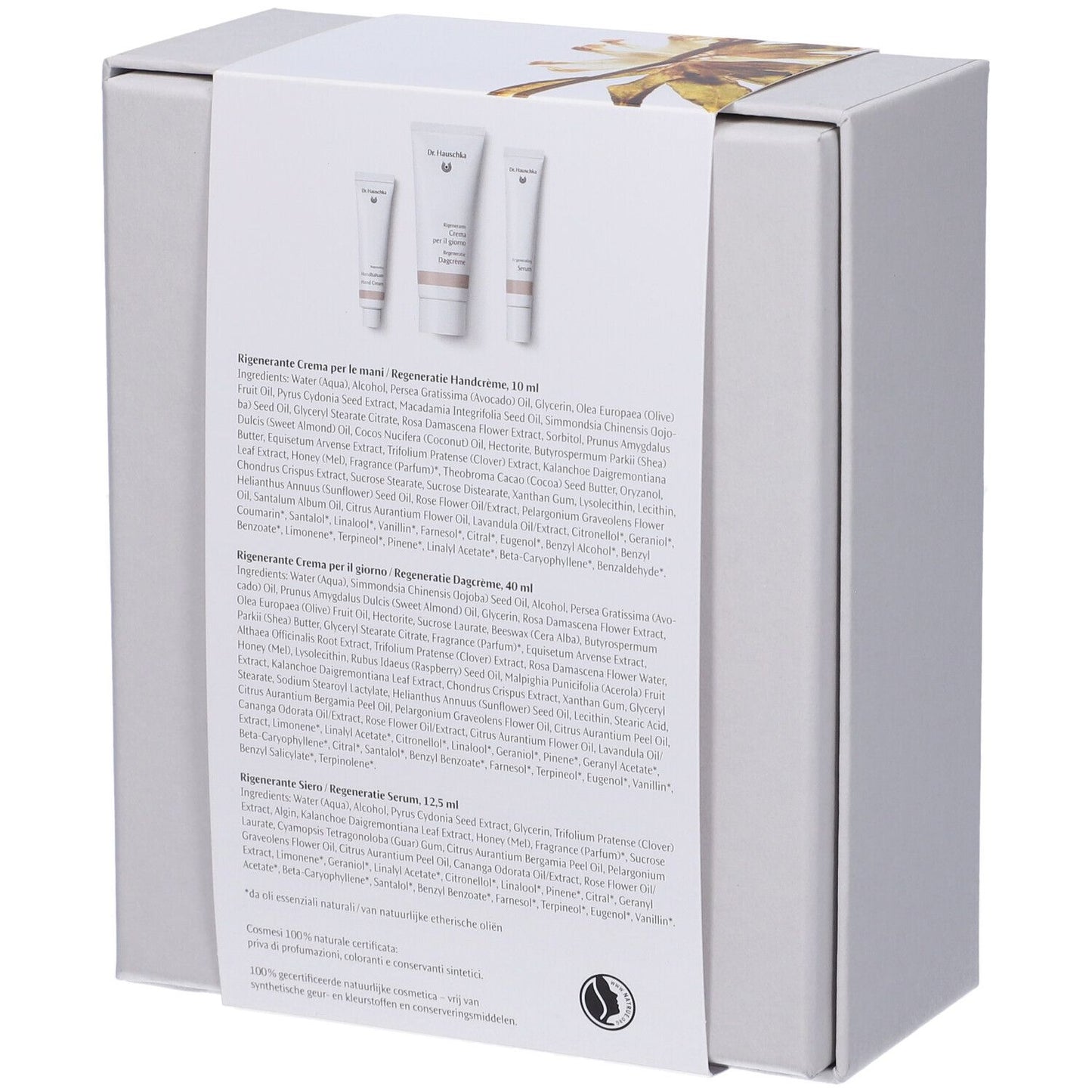 DR. HAUSCHKA - COFANETTO CON CREMA MANI, CREMA VISO E SIERO VISO