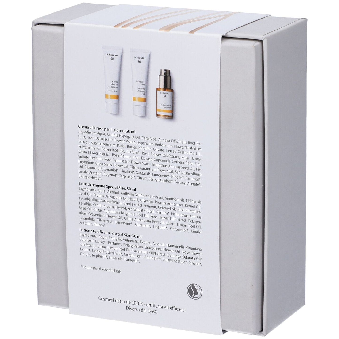 DR. HAUSCHKA - ROSE HARMONY - COFANETTO CON LATTE+TONICO+CREMA