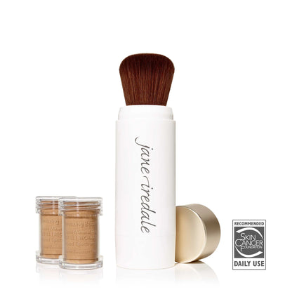 JANE IREDALE-AMAZING BASE-REFILLABLE BRUSH-MINERAL POWDER-SPF 20