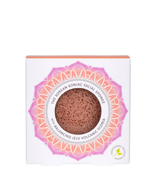 MANDALA KONJAC FACIAL SPONGE - JEJU SCORIA