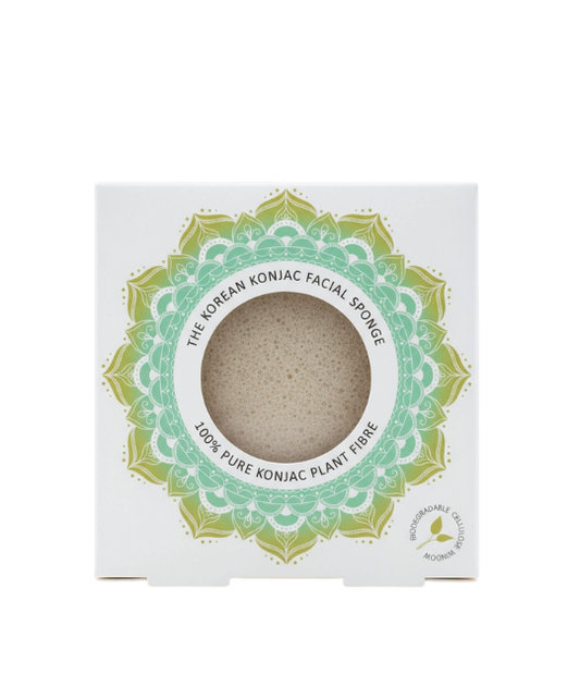 MANDALA KONJAC FACIAL SPONGE - PURE WHITE