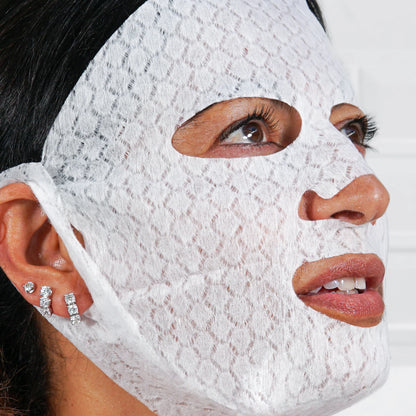 TEAOLOGY - PEACH TEA HYALURONIC MASK - MASCHERA VISO MONOUSO AL TE' ALLA PESCA