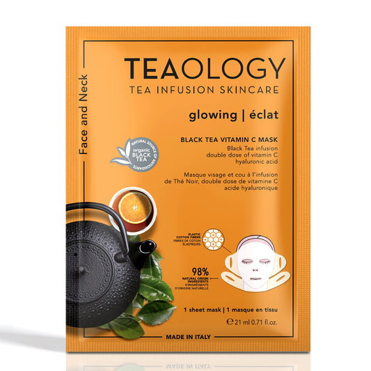 TEAOLOGY - TEA INFUSION SKIN CARE - BLACK TEA VITAMINC MASK - MASCHERA MONOUSO
