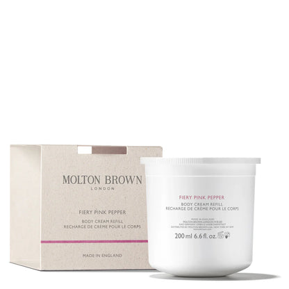 MOLTON BROWN - REFILL - RICARICA - FIERY PINK PEPPER - BODY CREAM - CREMA CORPO
