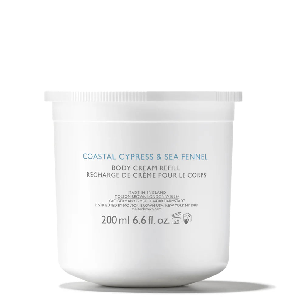 MOLTON BROBWN - COASTAL CYPRESS & SEA FENNEL - REFILL CREMA CORPO - 200 ML
