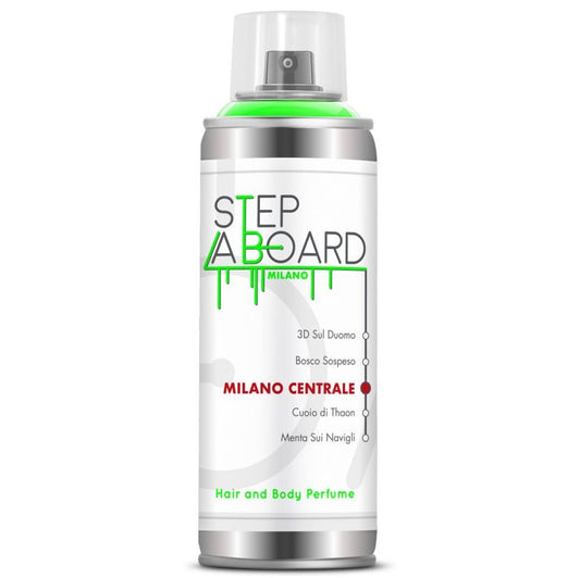 STEP ABOARD-MILANO CENTRALE-PROFUMO CORPO E CAPELLI-150 ML SPRAY