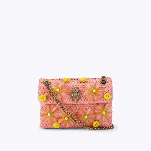 KURT GEIGER - MINI KENSINGTON FLOWERS - PEACH - TRACOLLINA