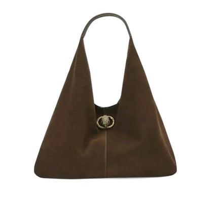 KURT GEIGER LONDON - LARGE CHELSEA SLOUCH HOBO MARRONE