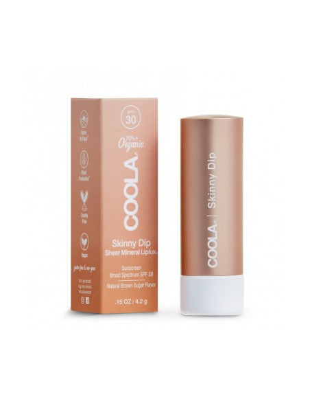 COOLA-MINERAL LIPLUX-BALSAMO LABBRA COLORATO-SKINNY DIP-SPF 30