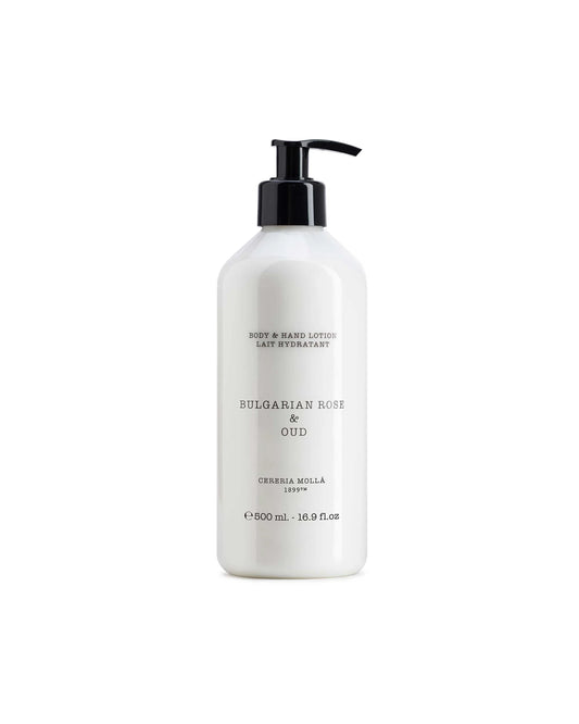 CERERIA MOLLA - BULGARIAN ROSE & OUD - BODY & HAND LOTION 500 ML