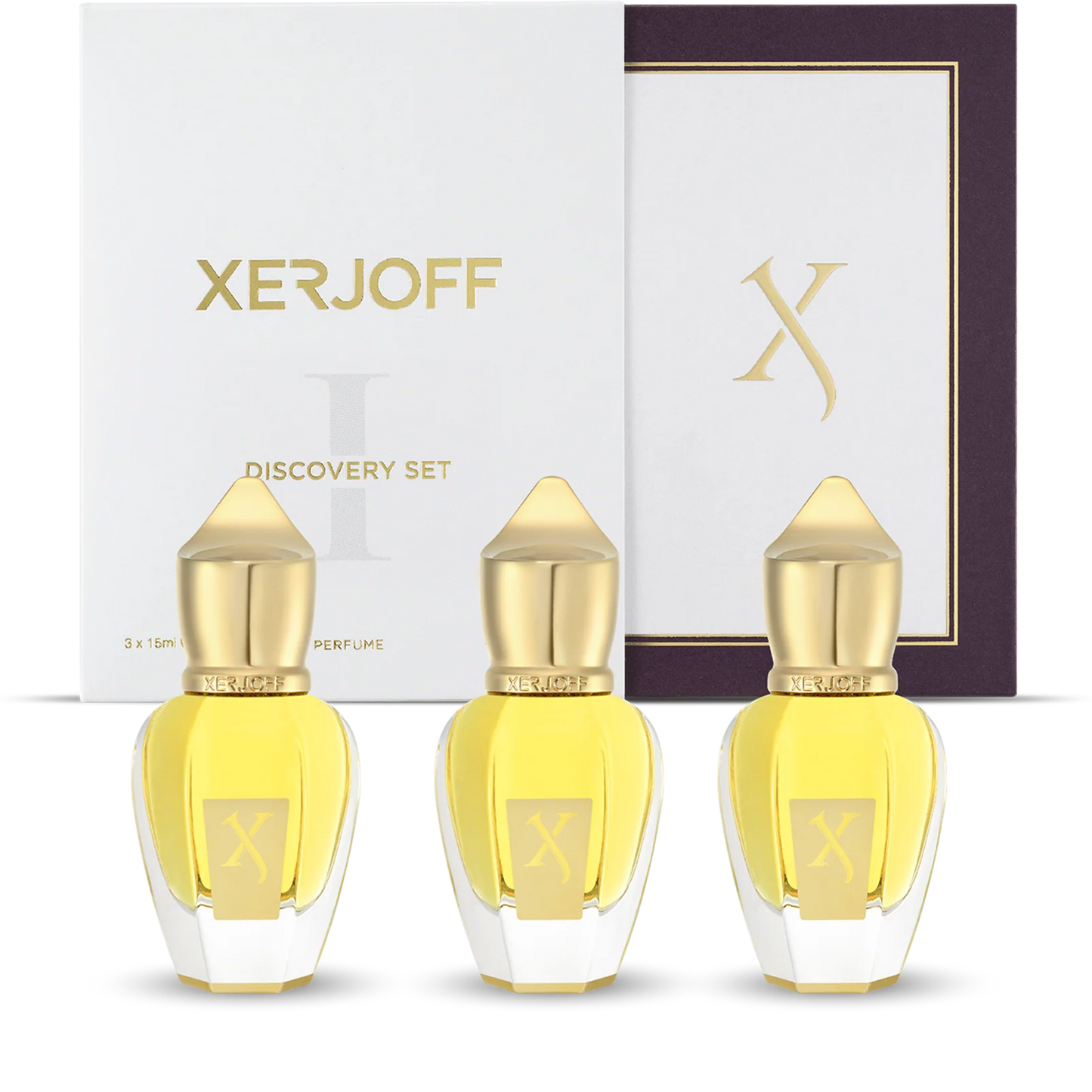 XERJOFF - DISCOVERY SET - NAXOS - ALEXANDRIA II - GOLDEN DALLAH