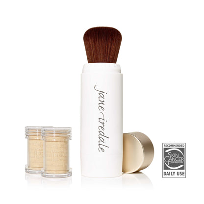 JANE IREDALE-AMAZING BASE-REFILLABLE BRUSH-MINERAL POWDER-SPF 20