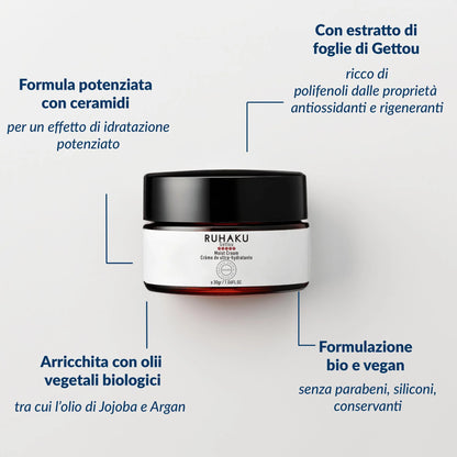 RUHAKU - MOISTURIZING CREAM - CREMA VISO ULTRA IDRATANTE