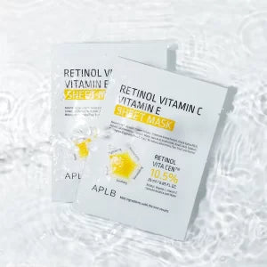APLB - RETINOL VITAMIN C VITAMIN E - SHEET MASK - MASCHERE MONO USO
